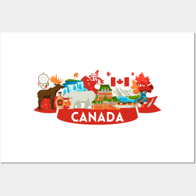 I'm Canadian Happy Canada Day Wall Art by JessyCuba